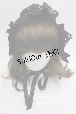 画像2: BABY,THE STARS SHINE BRIGHT / Fallin' Ribbonヘッドドレス  黒 I-25-09-24-085-BA-AC-SA-ZI