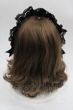 画像3: BABY,THE STARS SHINE BRIGHT / Fallin' Ribbonヘッドドレス  黒 I-25-09-24-085-BA-AC-SA-ZI