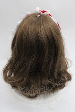 画像3: MARBLE / 薔薇リボンヘッドドレス  赤Ｘ白 I-25-09-24-088-GO-AC-SA-ZI