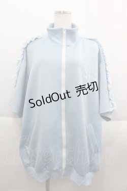 画像1: ACDC RAG / 魔法ジャージジャケット半袖ver  サックス I-25-09-24-008-PU-TO-SA-ZI