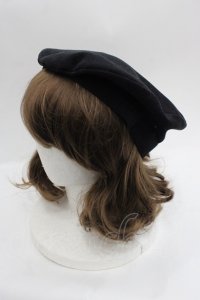 NO.S PROJECT / ベレー  黒 I-25-09-24-091-LO-AC-SA-ZI