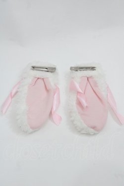 画像2: LOLITAその他(お買取対象外) / ボアミミヘアピンセット  白Ｘピンク I-25-09-24-097-LO-AC-SA-ZI