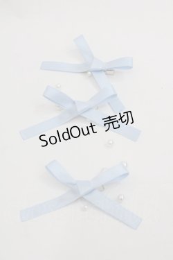 画像1: Ank Rouge / リボンガーランドピン  サックス I-25-09-24-099-CA-AC-SA-ZI