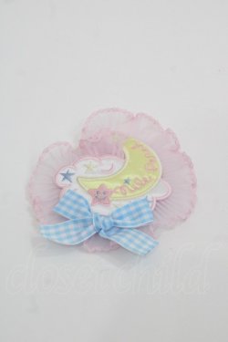画像1: Nile Perch / ワッペンバレッタ＆ブローチ＜マジカル＞  月星 I-25-09-24-100-LO-AC-SA-ZI