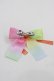 画像2: Nile Perch / レインボーリボンバレッタ  レインボーＸオレンジ I-25-09-24-102-LO-AC-SA-ZI (2)