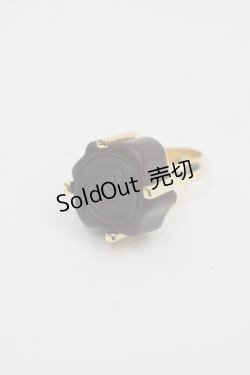 画像1: Q-pot. / Sealing Chocolateリング  ブラウンＸゴールド I-25-09-24-107-QP-AC-SA-ZI