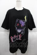NieR Clothing / 黒猫 BIG TEE  黒 I-25-09-24-010-PU-TO-SA-ZI