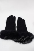 LOLITAその他(お買取対象外) / ファーグローブ  黒 I-25-09-24-113-LO-ZA-SA-ZI