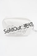 NieR Clothing / ミニポーチ  ホワイト I-25-09-24-116-PU-ZA-SA-ZI