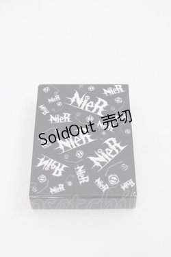 画像1: NieR Clothing / トランプ  ブラック I-25-09-24-121-PU-ZA-SA-ZI