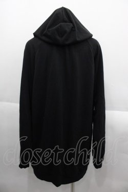 画像2: NieR Clothing / ハート風プリントフードカットソー  黒Ｘ赤Ｘ白 I-25-09-24-011-PU-TO-SA-ZI