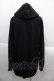 画像2: NieR Clothing / ハート風プリントフードカットソー  黒Ｘ赤Ｘ白 I-25-09-24-011-PU-TO-SA-ZI (2)