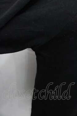 画像3: NieR Clothing / ハート風プリントフードカットソー  黒Ｘ赤Ｘ白 I-25-09-24-011-PU-TO-SA-ZI