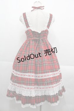 画像2: BABY,THE STARS SHINE BRIGHT / タータンチェックベビードール  赤チェック I-25-09-24-022-BA-OP-SA-ZI