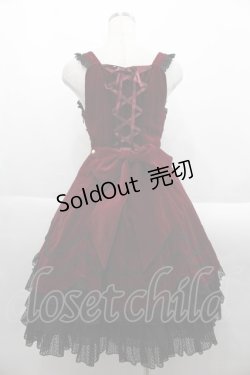 画像2: BABY,THE STARS SHINE BRIGHT / 聖なるガブリエルジャンパースカート  ボルドー I-25-09-24-027-BA-OP-SA-ZI