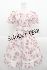 BABY,THE STARS SHINE BRIGHT / シュガーブーケワンピース  ピンク I-25-09-24-029-BA-OP-SA-ZI