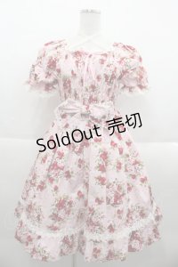 BABY,THE STARS SHINE BRIGHT / シュガーブーケワンピース  ピンク I-25-09-24-029-BA-OP-SA-ZI