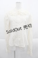 BABY,THE STARS SHINE BRIGHT / ローズレースの後ろピンタックブラウス  生成 I-25-09-24-003-BA-BL-SA-ZI