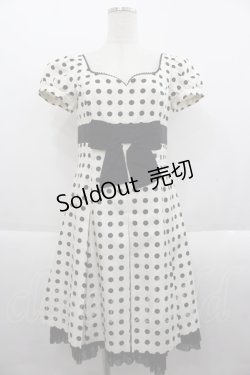 画像1: JESUS DIAMANTE / 小悪魔ワンピース 40 白ｘ黒 I-25-09-24-035-JE-OP-SA-ZI