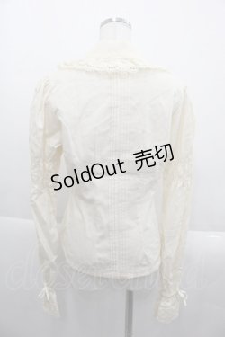 画像2: BABY,THE STARS SHINE BRIGHT / ローズレースの後ろピンタックブラウス  生成 I-25-09-24-003-BA-BL-SA-ZI