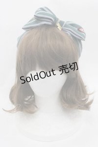 metamorphose / 秘密の調香室リボンカチューシャ  グリーン系 I-25-09-27-001-ME-AC-SA-ZI