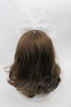 画像2: Angelic Pretty / Ribbon Bunny Cafeカチューシャ  白Ｘ赤 I-25-09-27-004-AP-AC-SA-ZI