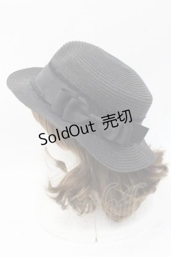 画像3: m petit by misako / AMブレードカンカン帽  黒 I-25-09-27-027-LO-AC-SA-ZI