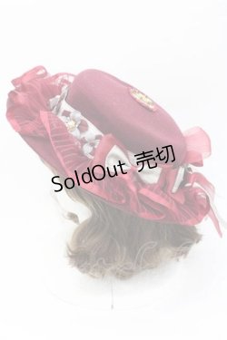 画像3: LOLITAその他(お買取対象外) / リボンフリルハット  ボルドー I-25-09-27-029-LO-AC-SA-ZI