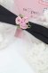 画像2: m petit by misako / AMレースバレッタ  アイボリーＸ黒 I-25-09-27-035-LO-AC-SA-ZI (2)