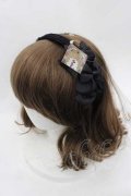 Amavel / サイドリボンカチューシャ  黒 I-25-09-27-006-CA-AC-SA-ZI