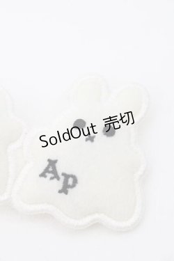 画像3: Angelic Pretty / マシュマロおばけワッペンクリップ  白 I-25-09-27-045-AP-AC-SA-ZI