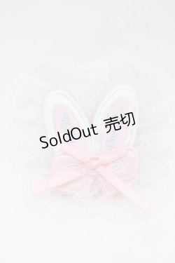 画像1: Nile Perch / ワッペン バレッタ&ブローチ   白Ｘピンク I-25-09-27-048-LO-AC-SA-ZI