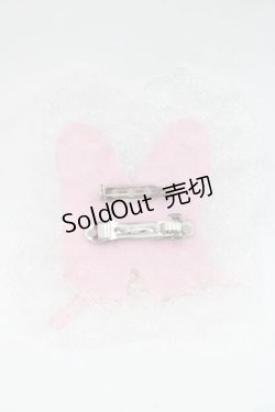 画像2: Nile Perch / ワッペン バレッタ&ブローチ   白Ｘピンク I-25-09-27-048-LO-AC-SA-ZI