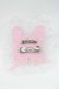 画像2: Nile Perch / ワッペン バレッタ&ブローチ<うさみみ>  白Ｘピンク I-25-09-27-048-LO-AC-SA-ZI (2)