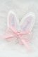 画像3: Nile Perch / ワッペン バレッタ&ブローチ<うさみみ>  白Ｘピンク I-25-09-27-048-LO-AC-SA-ZI (3)