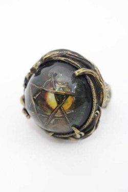 画像1: Fatima Design / Witchcraft Amulet Ring 17号 アンティークゴールド I-25-09-27-054-GO-AC-SA-ZI
