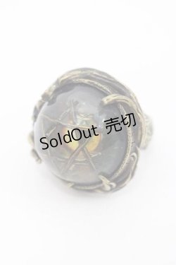 画像1: Fatima Design / Witchcraft Amulet Ring 17号 アンティークゴールド I-25-09-27-054-GO-AC-SA-ZI