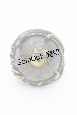 画像2: Fatima Design / Witchcraft Amulet Ring 17号 アンティークゴールド I-25-09-27-054-GO-AC-SA-ZI