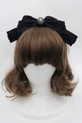 Innocent World / カメオリボンカチューシャ  黒 I-25-09-27-008-IW-AC-SA-ZI