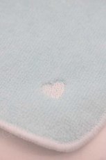 画像3: MILK / 刺繍ハンドタオル  サックス I-25-09-27-062-ML-ZA-SA-ZT639 (3)