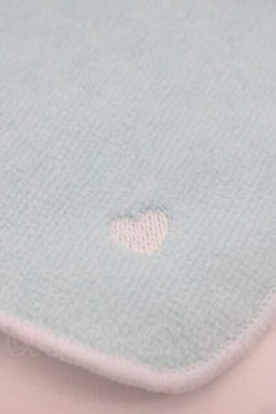 画像3: MILK / 刺繍ハンドタオル  サックス I-25-09-27-062-ML-ZA-SA-ZI