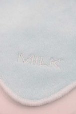 画像4: MILK / 刺繍ハンドタオル  サックス I-25-09-27-062-ML-ZA-SA-ZT639 (4)
