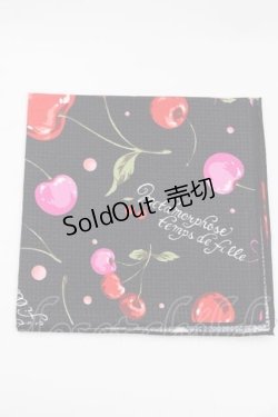 画像1: metamorphose / 大判ハンカチ  黒 I-25-09-27-064-ME-ZA-SA-ZI