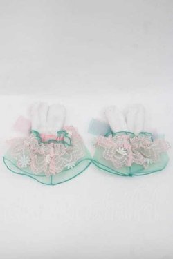 画像2: Angelic Pretty / Happiness Easterお袖とめ  ミントＸ白 I-25-09-27-069-AP-ZA-SA-ZI