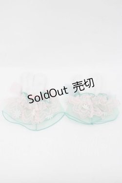 画像2: Angelic Pretty / Happiness Easterお袖とめ  ミントＸ白 I-25-09-27-069-AP-ZA-SA-ZI