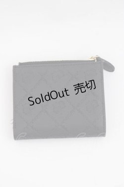 画像2: axes femme / ローズキルト型押しミニ財布  クロ I-25-09-27-077-AX-ZA-SA-ZI