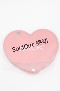 MILK / ノベルティハートミラー  レッド I-25-09-27-083-ML-ZA-SA-ZI