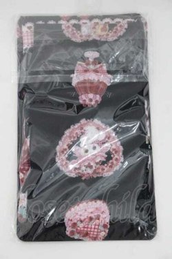 画像2: Royal Princess Alice / Strawberry Sweets・飴ノ森ふみかコラボタイツ  黒 I-25-09-27-086-LO-ZA-SA-ZI