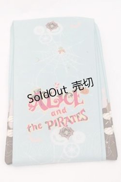 画像1: ALICE and the PIRATES / Tricky Nightmare Factory柄オーバーニーソックス  ミント I-25-09-27-089-PA-ZA-SA-ZI