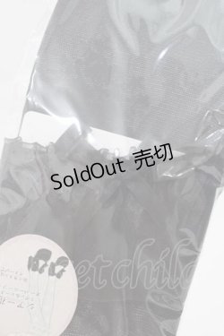 画像3: m petit by misako / ECAMOVKシアーリボン  黒 I-25-09-27-092-LO-ZA-SA-ZI